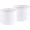 Pure White-3, variant on Pink Linen Set of 2 Medium Drum Lamp Shade, Easy Assembly Required 13" Top x 13" Bottom x 10" High Replacement Lamp Shades, Fabric Lampshades for Table Lamps Floor Lamps, Metal Spider Fitter