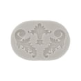 thumbnail image 4 of Uxcell 5 Pcs Polymer Clay Mold, Clay Mold Fondant Mold 3D Baroque Lod-Mold Silicone for Crafts Air Dry DIY Cake Grey, 4 of 7