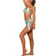 thumbnail image 4 of INSPIRAR CHIC Conjuntos de Bikini de 3 Piezas con Tie Dye para Mujeres, Trajes de Baño Halter con Falda Sarong, Traje de Baño Talla X-Small Verde, 4 of 5