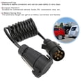 thumbnail image 3 of Trailer Plug Extension Cord Connector Power Supply Wire Plug 2 Meters 7 Pin European Standard, 3 of 5