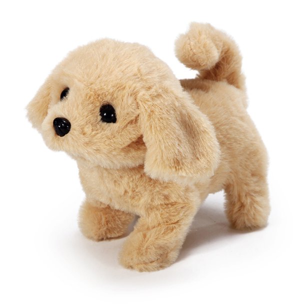 Electric simulation dog plush doll toy robotic dog golden retriever