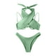 thumbnail image 5 of WILLBEST Trajes de Baño Mujer Bikini Con Tirantes de Color Liso Para Mujer, E y Cómodo, 5 of 5