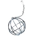 thumbnail image 1 of 1pc Sphere Hamster Rabbit Feeder Pet Grass Dispenser Hanging Feeding Ball Silver, 1 of 9