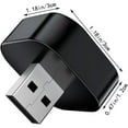 thumbnail image 2 of Relativelk Wireless Carplay- Relativelk Wireless CarPlay Adapter, Plug & Play 2-in-1 Adapter, Mini USB Design with 2.4/5GHz WiFi and Bluetooth 5.0, Wide Compatibility with Multi Car Models (White), 2 of 9
