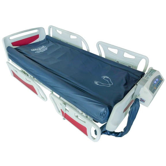 ObboMed OB- 1600 StandardAir Mattress - 6” Alternating with Low Air Loss•Fowler/Seating, 15° Self–Lateral Rotation, 7” Side Bolster•Audio and Visual Alarm