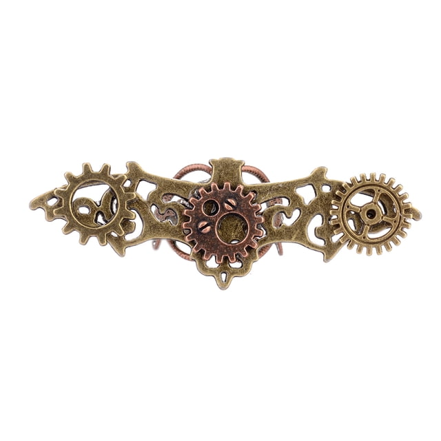 Steampunk reloj movimiento ajustable de engranajes en mal estado joyería única antigua Dorado + plata Sunnimix Anillo Steampunk Gears