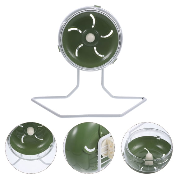 Tineasur Silent Hamster Wheel Multi-Color PP for Small Pets Quiet Exercise