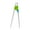 Z2-Green, variant on Leojiow 2Pcs Easy To Use Cheater Training Chopsticks For Children And Adults Learning Chopstick Detachable For Beginners One Size
