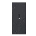 thumbnail image 3 of Hassch Metal Storage Cabinet with Lock, 71"H Tool Cabinet with Adjustable Shelves, File Cabinet with 2 Doors, Garage Cabinet for Home Office, Shop, Black, 3 of 8