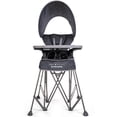 thumbnail image 1 of Baby Delight Go with Me Uplift Silla alta portátil de lujo | Toldo para el sol | Interior y exterior | Gris, 1 of 5