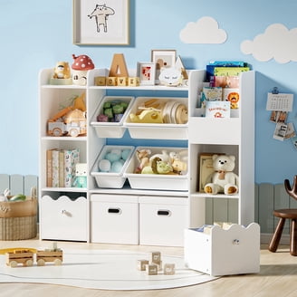 Pinmoco 5-Cube Reversible Kids Storage Organizer, RGB LED, Marbled