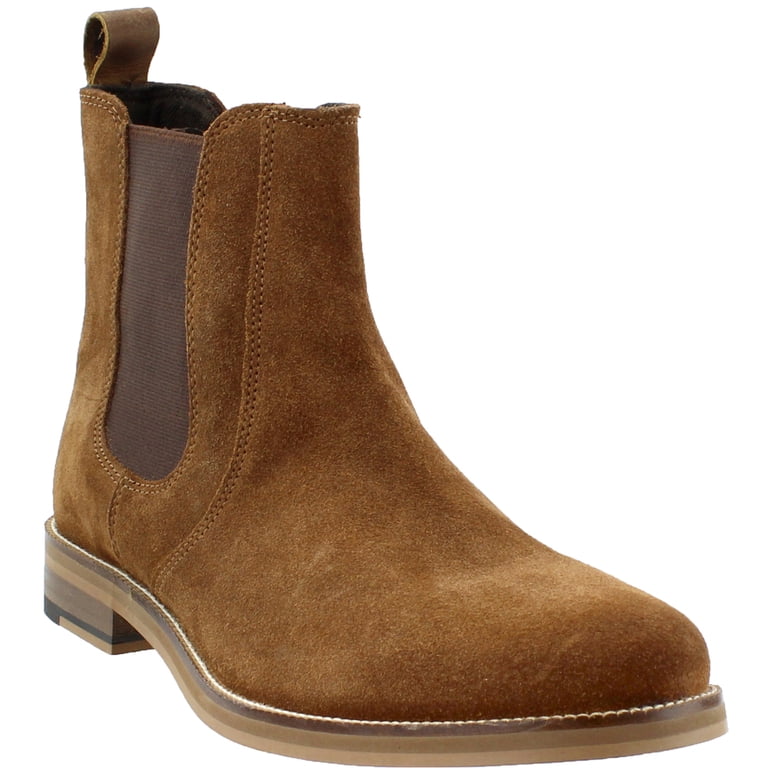 Crevo Mens Denham Round Toe Chelsea Ankle Boots - Walmart.com