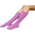 thumbnail image 2 of 2-12 Pairs Premium Women’s Colorful Soft Breathable Cotton Crew Socks, Non-Binding & Comfort Diabetic Socks (Fits Shoe Size 6-10) (Colorful, 2 Pack), 2 of 3