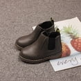 thumbnail image 2 of Botas Martin para niñas, primavera y otoño, botas cortas para niños, botas individuales de color liso, botas cálidas de algodón, 2 of 4