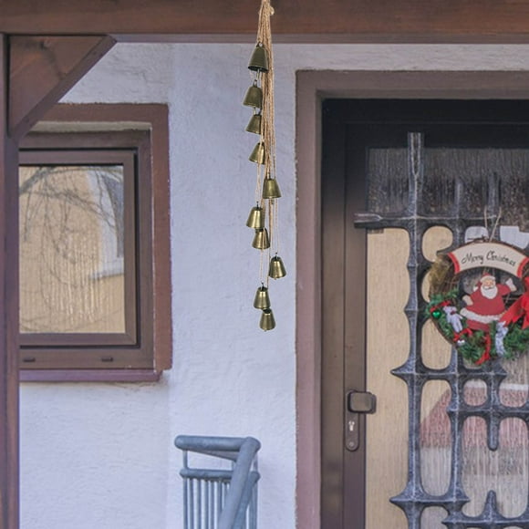 Christmas Bells Christmas Bells Decorative Hanging Vintage Color Old Metal Bells Christmas Door Hanging Decoration