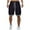 Black, variant on ZZwxWA Gym Shorts Holiday Quick-Dry Workwear Sports Pants Elastic Cozy Style Male Clothing Casual Printed Holiday Beach Shorts Loose Fit Plus Size Short Pants Summer Drawstring Trousers