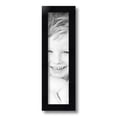 thumbnail image 2 of ArtToFrames 4" x 16" Satin Black Picture Frame, 4x16 inch Black Wood Poster Frame (WOM-1451), 2 of 8