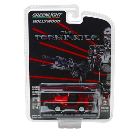 Greenlight Hollywood Series: Sarah Connor's 1983 Jeep CJ-7 Renegade "The Terminator" 1/64 Scale