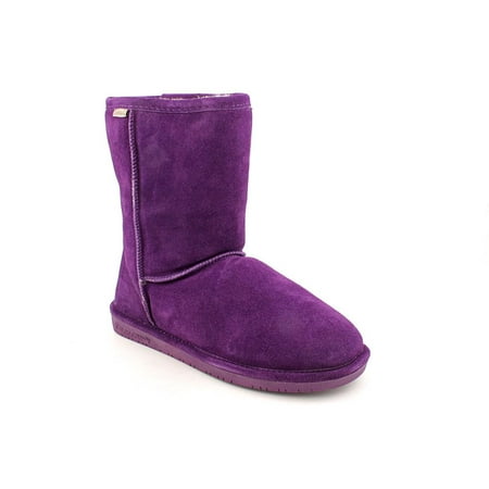 Bearpaw Emma Short Women Round Toe Suede Purple Winter Boot - Walmart.com