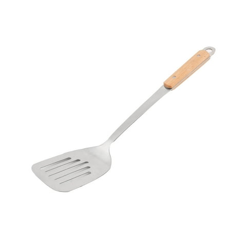 

Unique Bargains Household Kitchen Wood Handle Slotted Spatula