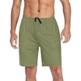 thumbnail image 5 of joogoo Mens Swim Trunks Grass Green Beach Shorts Drawstring Elastic Waist Swimwear Bathing Suits L, 5 of 6
