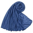 thumbnail image 2 of Delconic Soft Jersey Fabric Solid Long Hijab Scarf For Women Multi Purpose Lightweight Head Wrap Shawl Scarves For Daily Wear Travel And Holiday Occasions, 2 of 3