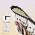 thumbnail image 2 of Cute Western Horse Makeup Bag Horse Gifts for Girls Women Horse Print Stuff Merch for Horse Lovers Funny Christmas Birthday Gifts for Teens   BFF Coworker Sister Hay Girl Cosmeticcase, 2 of 6
