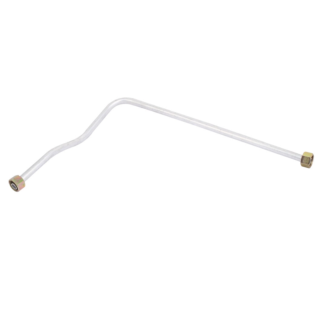 530 Length Aluminum Air Compressor Exhaust Tube Replacement Silver Tone