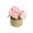 E, variant on Artificial Flower Potted Arrangement, Real Touch Faux Floral Decor for Living Room, Dining Table, Office, Bright Spring & Summer Blooms, Maintenance Free for Home Indoor Decoration, 5*3in, A