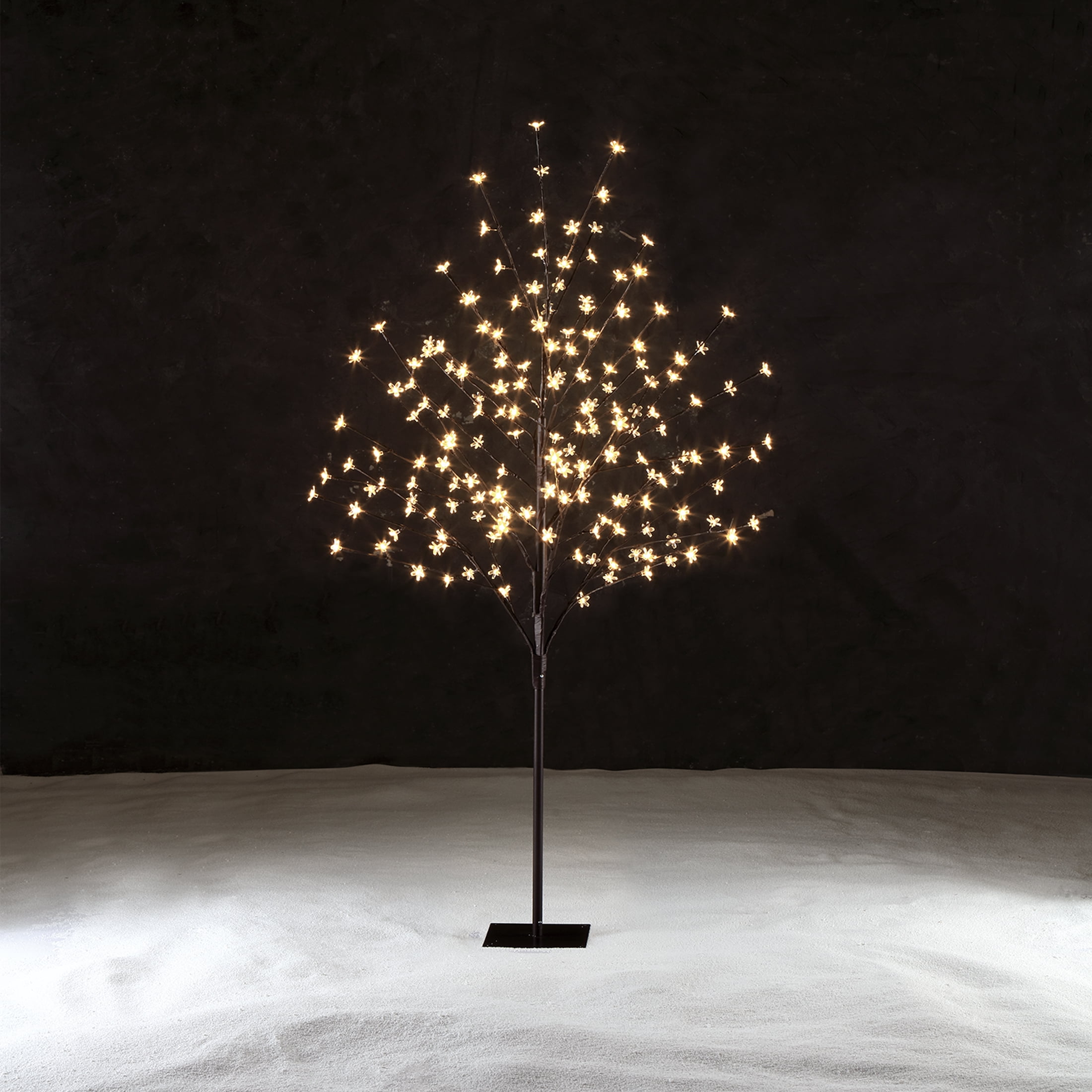 Holiday Time Prelit Warm White LED Cherry Blossom Tree, 5'