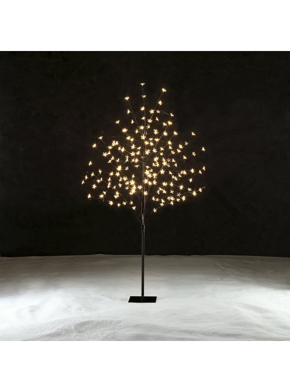 Holiday Time Prelit Warm White LED Cherry Blossom Tree, 5'