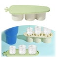 thumbnail image 2 of Large Silicone Tray For Cylinder Cubes Reusable Maker With Lid For Drinks Tumbler Cups Easy Release, 2 of 9