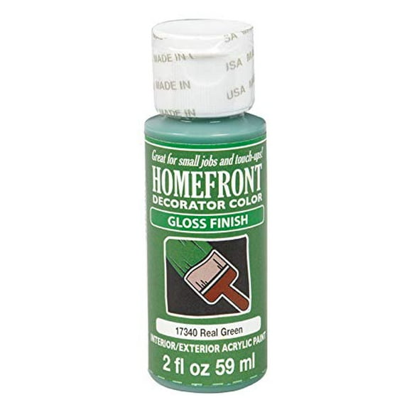 Pintura brillante para pasatiempos, color verde real, de Plaid Homefront, 59 ml