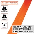 thumbnail image 4 of Correas de amarre con trinquete BLACK+DECKER BD1005 de 1 m x 3 m, paquete de 4, 4 of 9