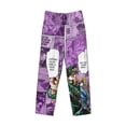 thumbnail image 5 of Jojo'S Bizarre Adventure Men's Pajama Pants Cartoon All Over Print Elastic Waistband Sleep Pants with Pockets Drawstring, Soft Unisex Lounge Bottoms Sleepwear, 5 of 8