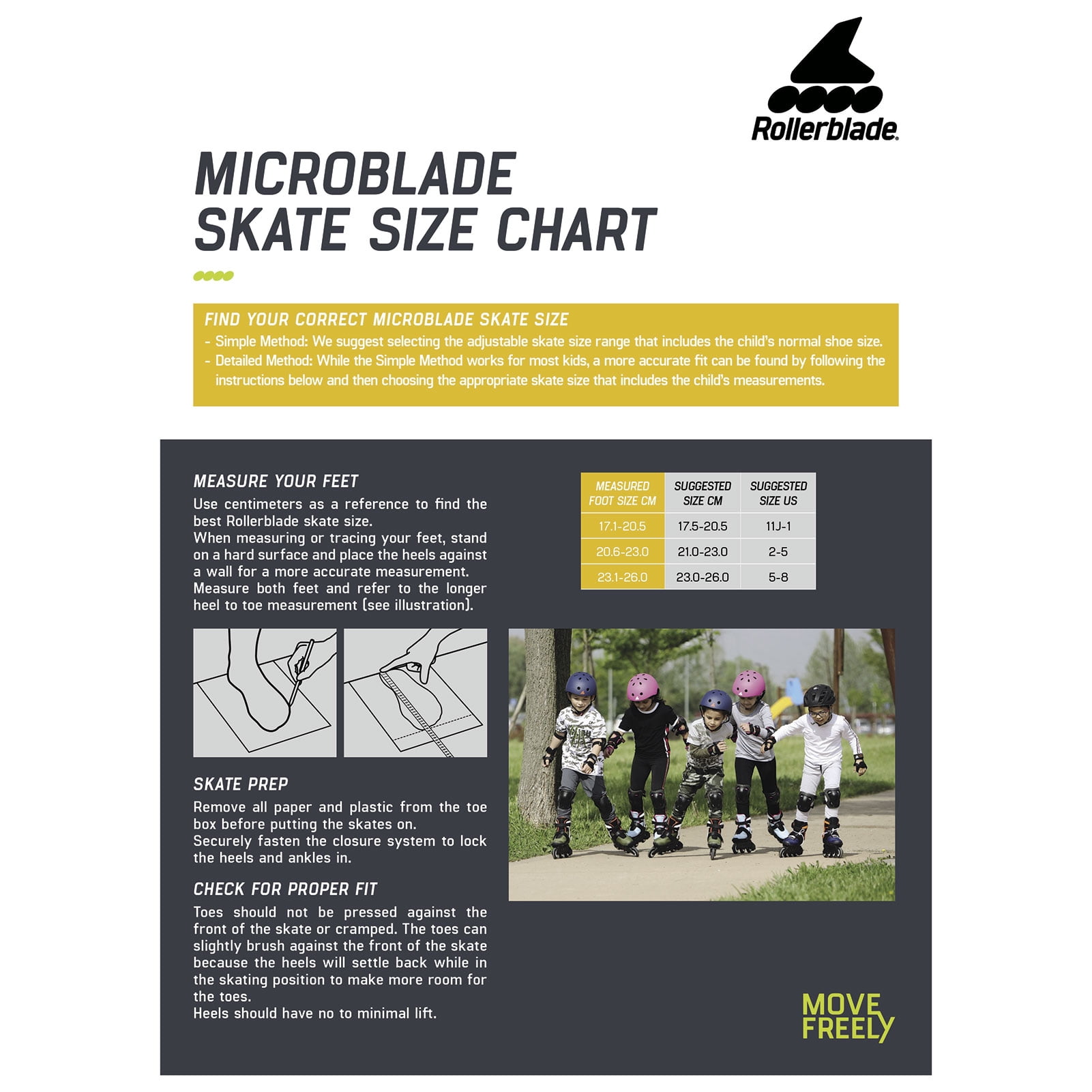ROLLERBLADE Kids' Microblade Skates, Color: Black/Light Blue, Size: 11J-1