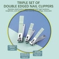 thumbnail image 4 of Mouliraty Stainless Steel Dead Skin Shears Manicure Tools Nail Clippers Complete Set Nail Clippers Wholesale Nail Clippers Set Box, 4 of 9