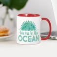 thumbnail image 3 of CafePress - Take Me To The Ocean Print - 11 oz Ceramic Mug - Novelty Coffee Tea Cup, 3 of 4