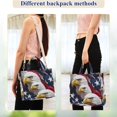 thumbnail image 4 of FORMRS Womens Corduroy Tote Bag Crossbody Shoulder Handbag with Pocket, American Eagle Pattern, 4 of 7