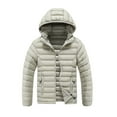 thumbnail image 5 of Mens Lightweight Jackets Sevevn Men's Lightweight Winter Jackets Warm Puffer Jacket Quilted Winter Coat with Hood, 5 of 8