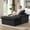 Black, variant on Tmsan 47 Inch Chaise Lounge Chair Indoor,Oversized Boneless Lounge Chair with 3 Pillows,Comfy Corduroy Sleeper Couch,Deep Seat Sleeper Couch Reading Chairs,for Bedroom,No Assembly Required,Camel