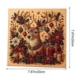 thumbnail image 4 of DIY Christmas Diamond Art Kit for Adults Beginner,Christmas Pearl Beads Art Craft Gemstone Diamond Dots Beads Handmade Xmas Pearl Art Kit Hanging Ornaments Painting Kit Gift Home Wall Mantel Decor, 4 of 10