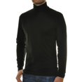 thumbnail image 3 of RAGMAN Suéter de Cuello Tortuga para Hombre - Manga Larga Básico Cuello Tortuga Regular Fit, Punto Simple, Color Sólido Negro 2XL (XX-Large), 3 of 3