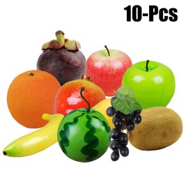 Oueaen 8 Pièces Faux Fruits Artificiels - Décoration Réaliste Cuisine Et Maison