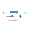 thumbnail image 3 of Dog Tree Tug Toy, Stainless Steel Safe Build Muscle Heavy Duty Adjustable Height 360 Degree Rotation Spring Pole Dog Rope Toys  For Dogs, 3 of 8