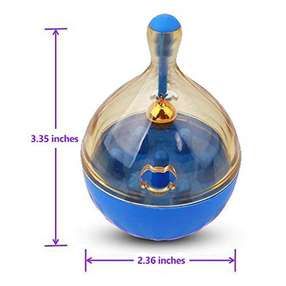 K-Cliffs Pet Slow Feeder Toy for Cat Dogs,  Blue, Plastic
