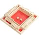 thumbnail image 1 of Träbrädspelet, 4-spelare Shut The Box Tärningsspel Trä Matematik Traditionellt Pubbräde Tärningsspel Resa 4 Spelare Fantastiska Familjespel, 1 of 5