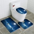 thumbnail image 1 of Juego de alfombras de baño ABPHQTO 3 Piezas Alfombra de baño Alfombra de contorno y tapa de inodoro Cont-CHAPPLE-25556, 1 of 2