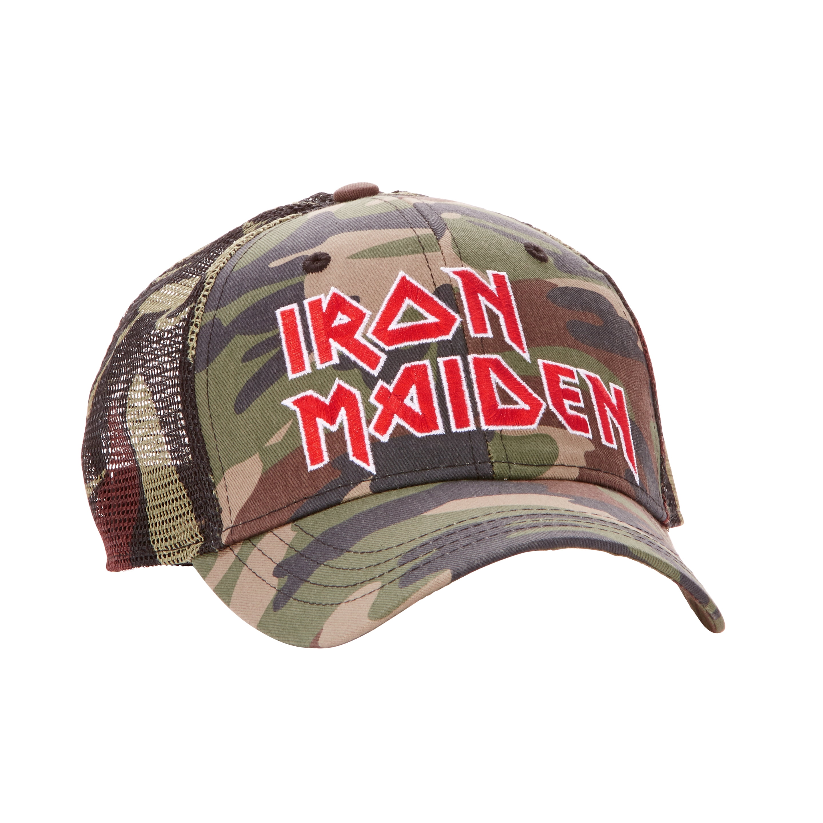 Men's Iron Maiden Camo Baseball Hat with Curved Bill – BrickSeek
