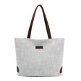 thumbnail image 1 of Sywqhk Bolsos De Lona De Moda Para Mujer, Bolso De Hombro De Compras Grande Informal (Gris) Sywqhk Para estrenar, 1 of 7